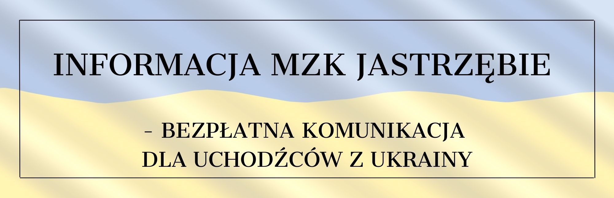 Informacja MZK Jastrzębie